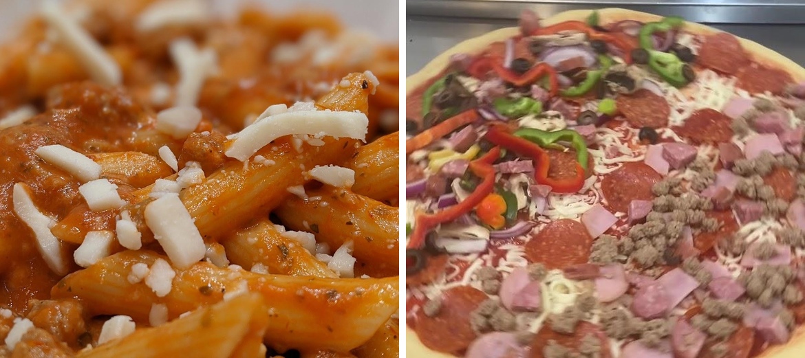 Grazian's Pizza and Pasta Menu