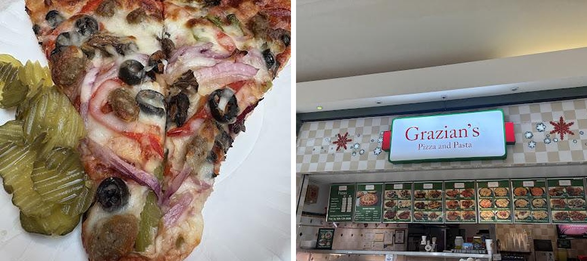 Grazian's Pizza and Pasta Menu